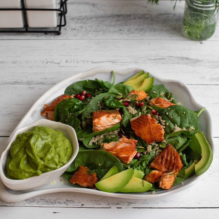 Spinach and Quinoa Salad - Living with Ivey