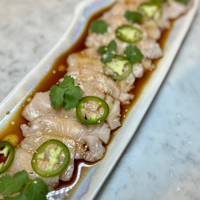 Hamachi Crudo - Living with Ivey