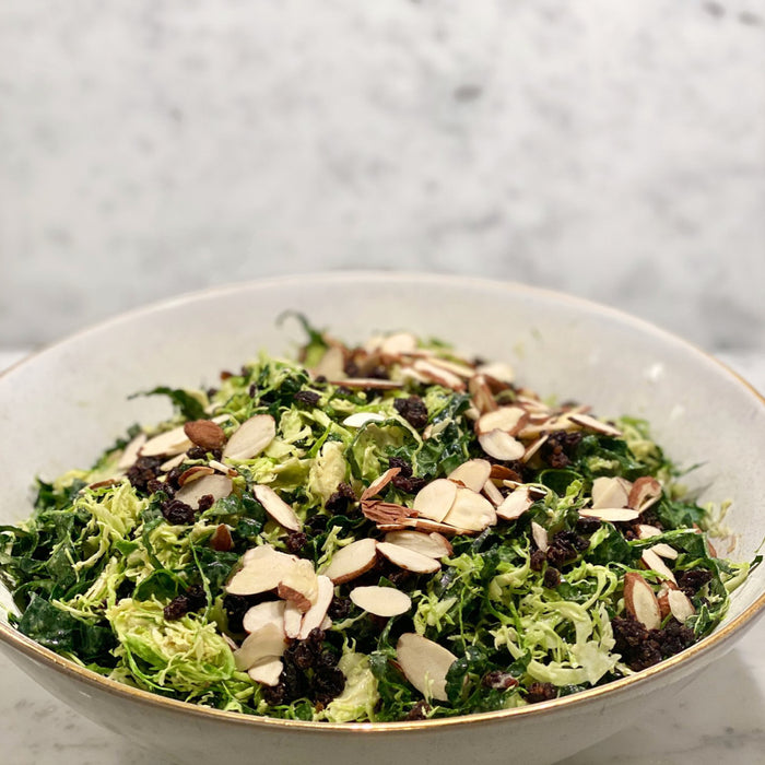 Shaved Brussels Sprout Salad - Living with Ivey