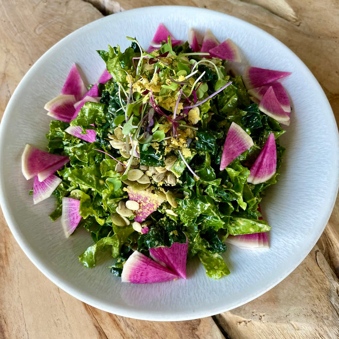 Vegan Caesar salad