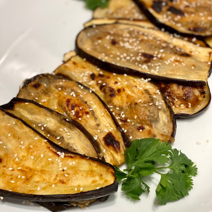 Miso Glazed Eggplant - Living with Ivey