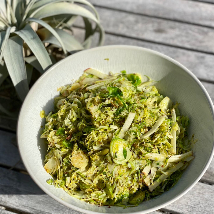 Warm Brussels Sprout Salad