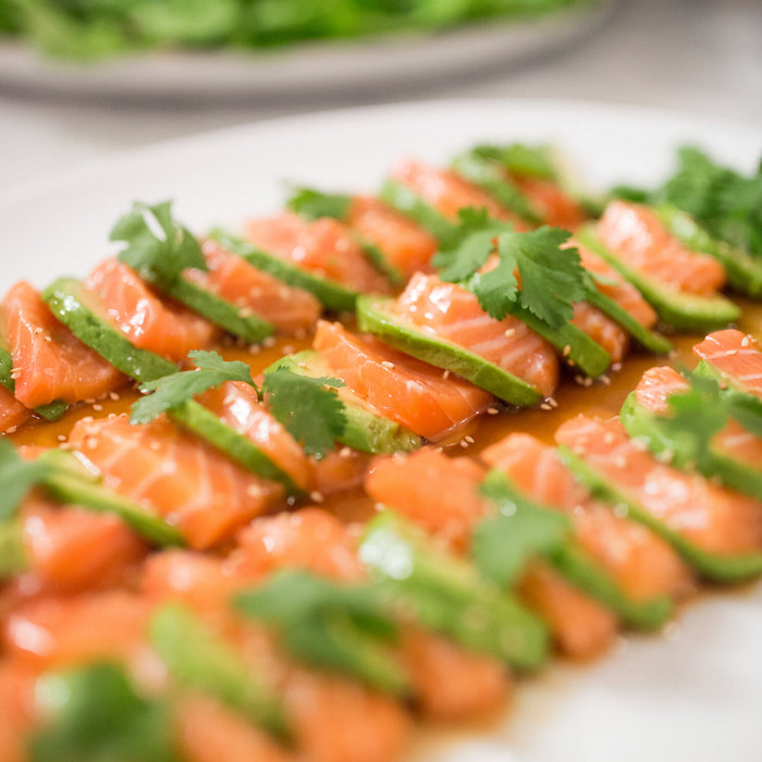 Salmon Sashimi - Living with Ivey