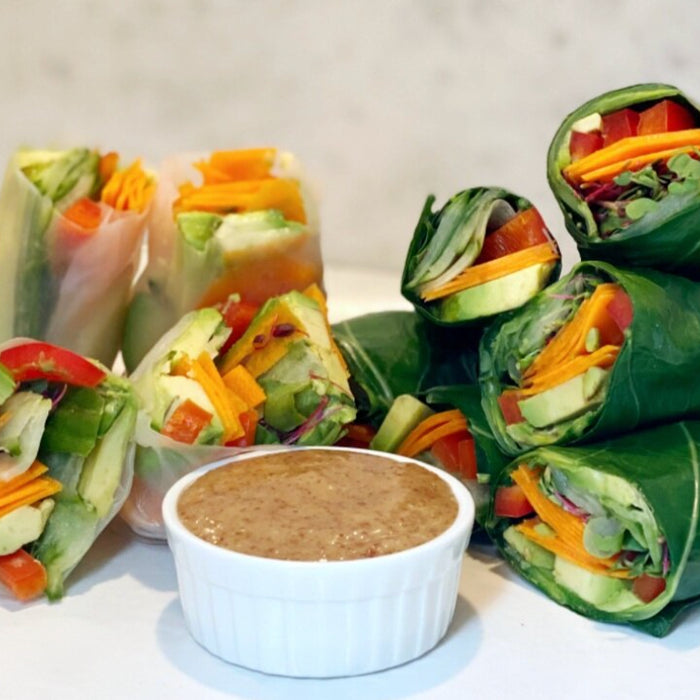 Asian Veggie Wraps - Living with Ivey