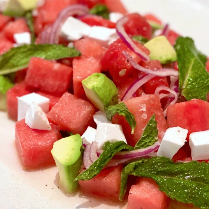 Watermelon and Feta Salad - Living with Ivey