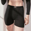 Soft Modal Rib Boyshort - Black