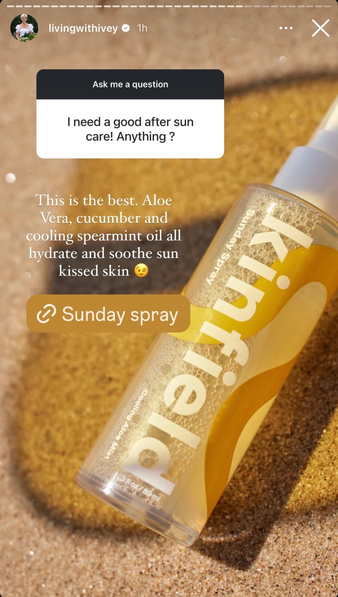 Sunday Spray - Living with Ivey