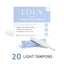 20ct Light Tampons - LOLA - Living with Ivey