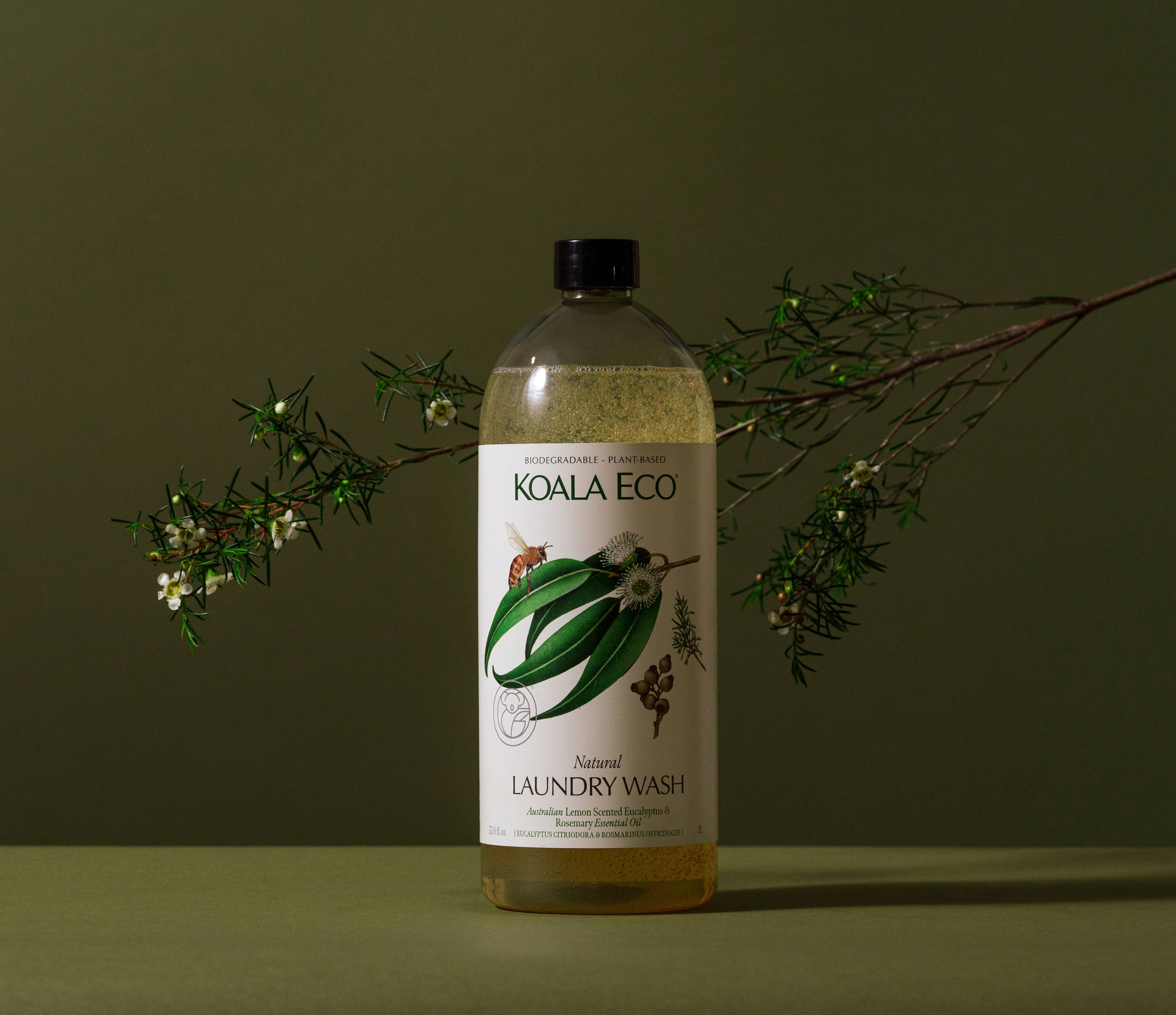 Natural Laundry Wash, Lemon Scented Eucalyptus and Rosemary