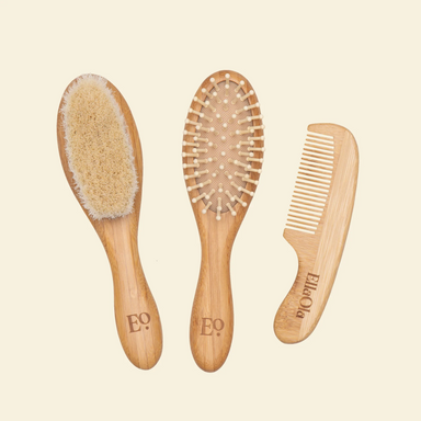 3-Piece Bamboo Brush & Comb Set - Living with Ivey