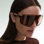 Lenox & Sixteenth | The Brown Shield Sunglasses