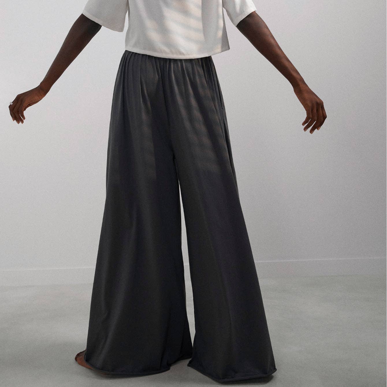 Organic Pima Wide Leg Pant