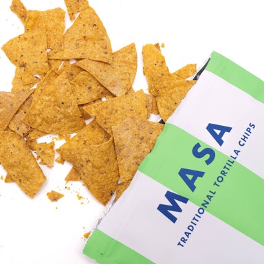 MASA Tortilla Chips - Lime, 5oz Bag Case - Living with Ivey