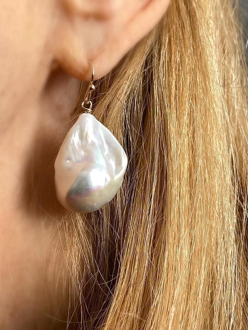 Baroque Pearl Drop Earring - Living with Ivey