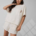 Silksweats™ Reversible Short Sleeve Sweatshirt - Living with Ivey