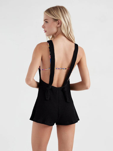 Black Matilde Romper - Living with Ivey