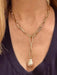 Link Chain Neck White Pearl - Living with Ivey