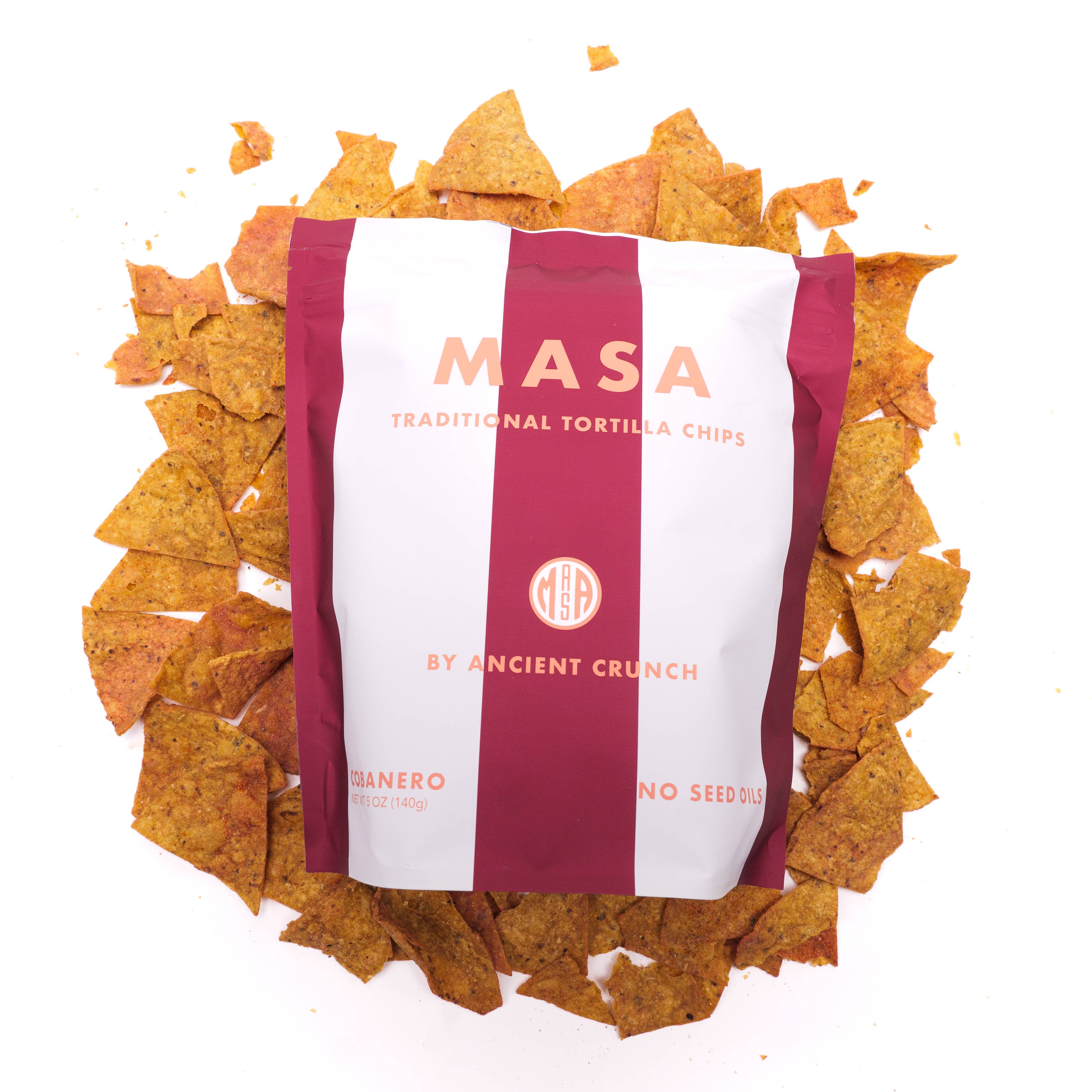 MASA Tortilla Chips - Cobanero, 5oz Bag Case - Living with Ivey