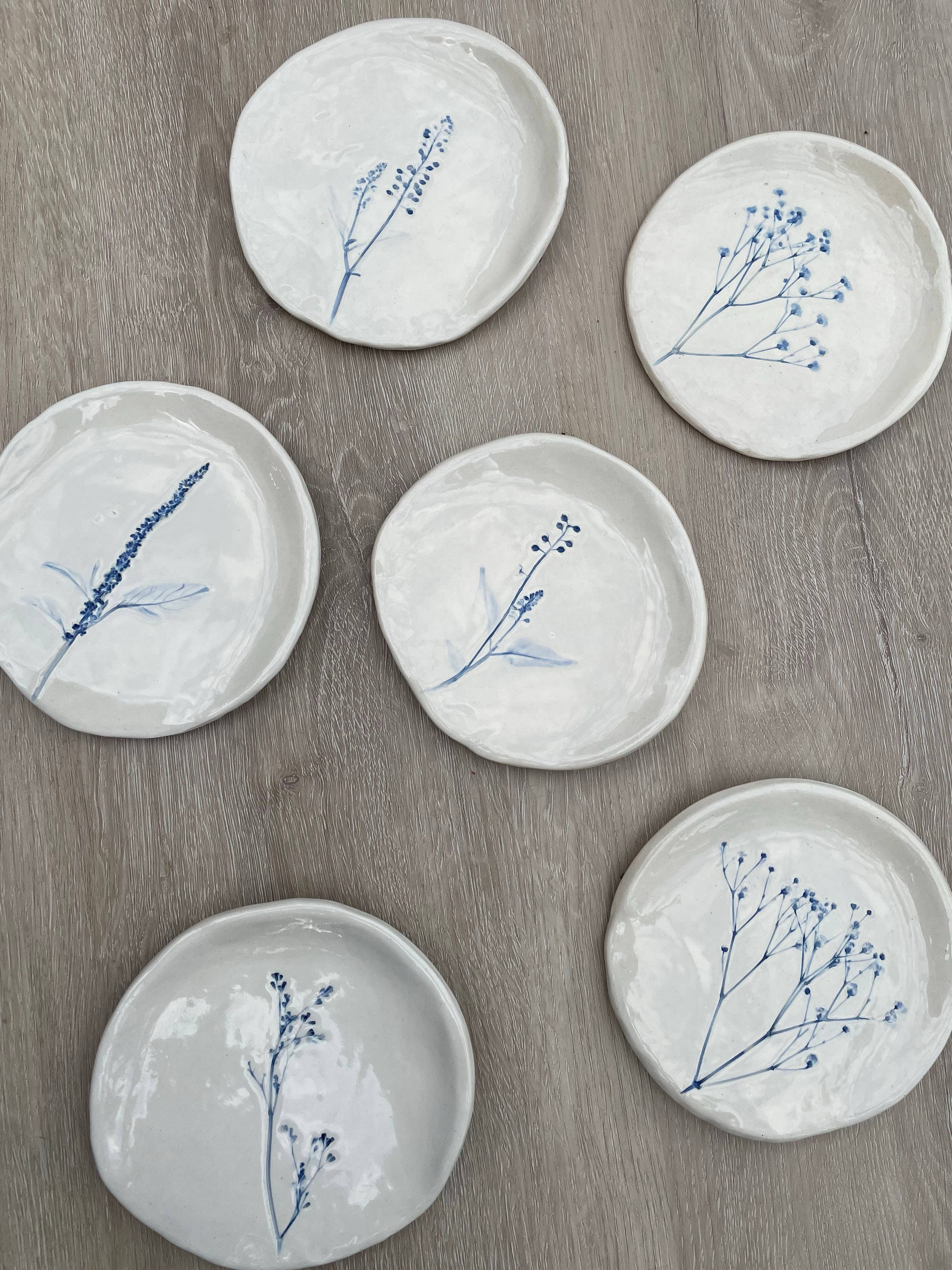 Hand-Painted Floral Spoon Rest - Thumbnail 4