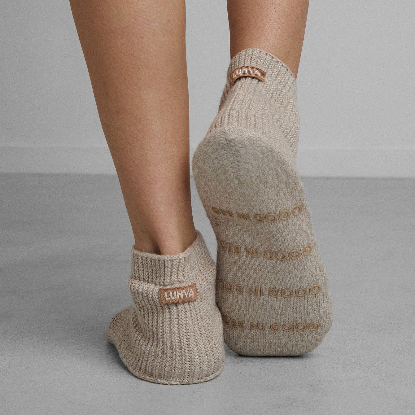 Cozy Cotton Silk Slipper Sock