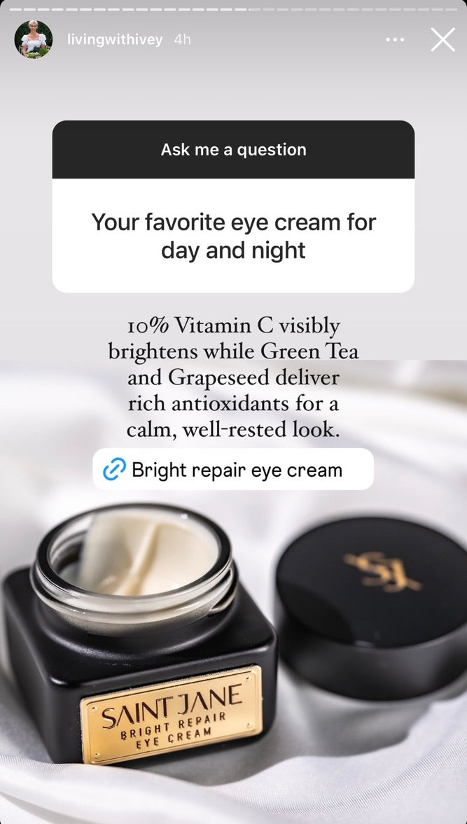 Bright Repair Eye Cream - Living with Ivey