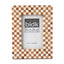 BIDKhome | 4x6” Picture Frame Bone & Wood Checkered Design