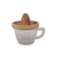 BIDKhome | Wood Juicer with Glass Cup