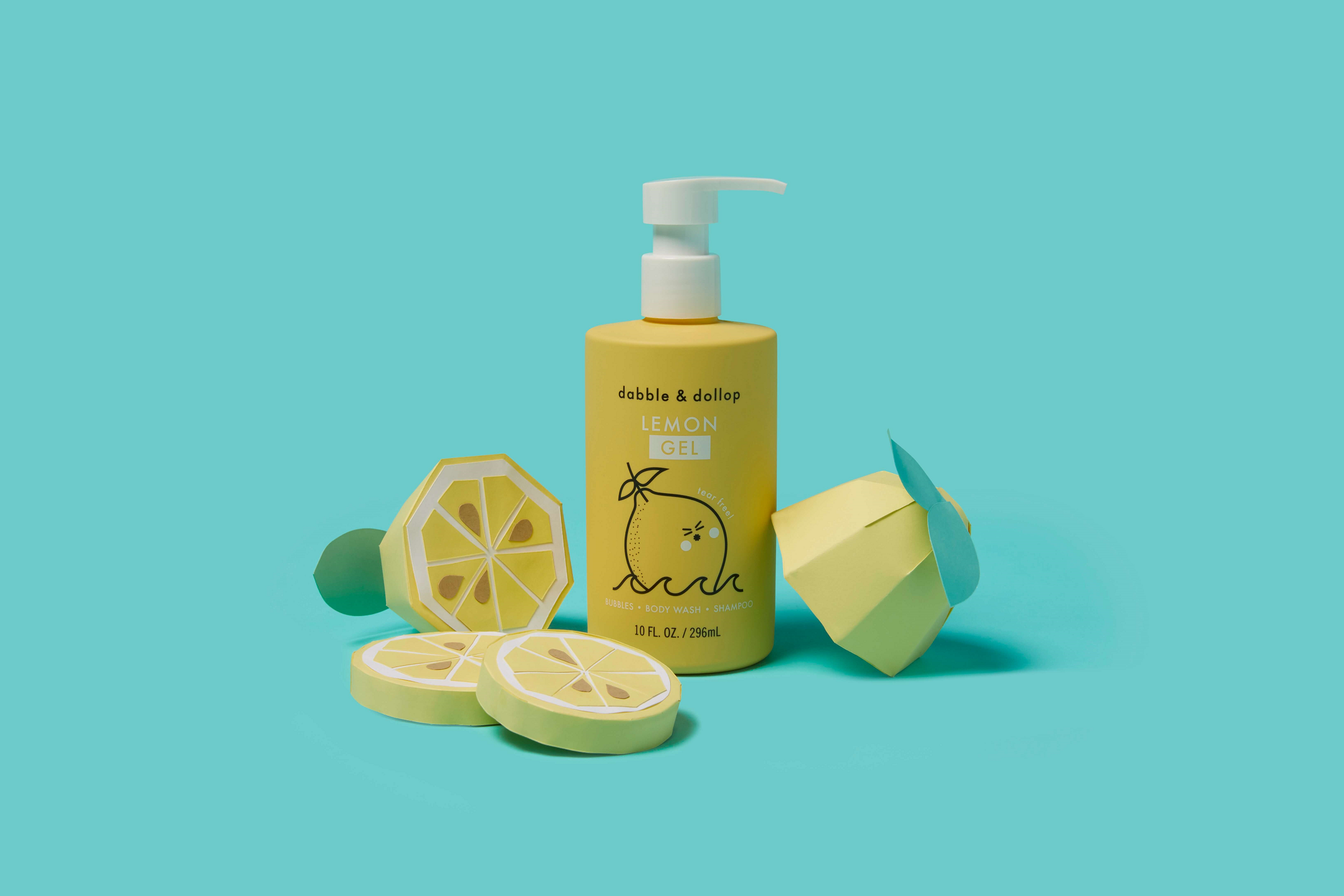 All-Natural Lemon Shampoo, Body Wash & Bubbles