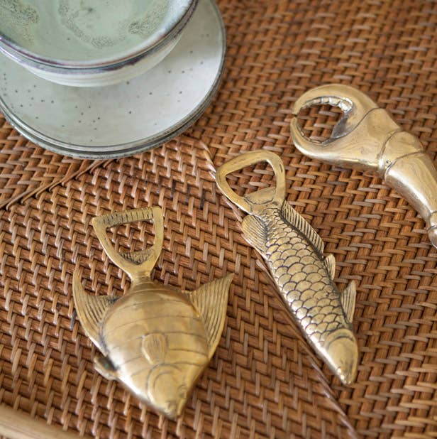 Brass Opener Goldfish