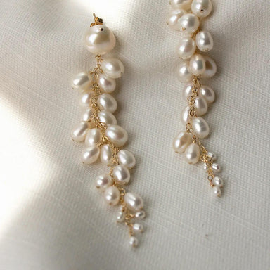 Long Pearl Cluster Earring - Living with Ivey