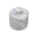 White Marble Salt Cellar with Lid - Living with Ivey