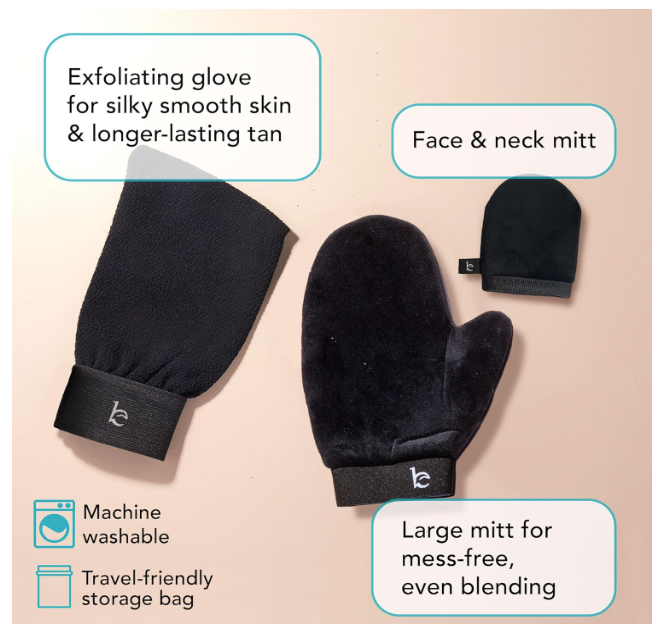 Self-Tanner Body & Face Applicator with Exfoliating Glove