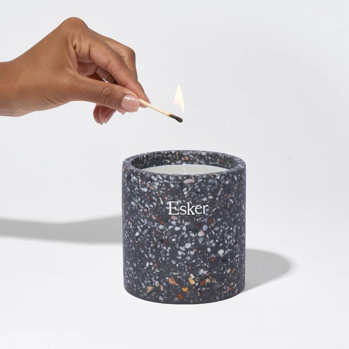 Travertine Plantable Candle - Living with Ivey