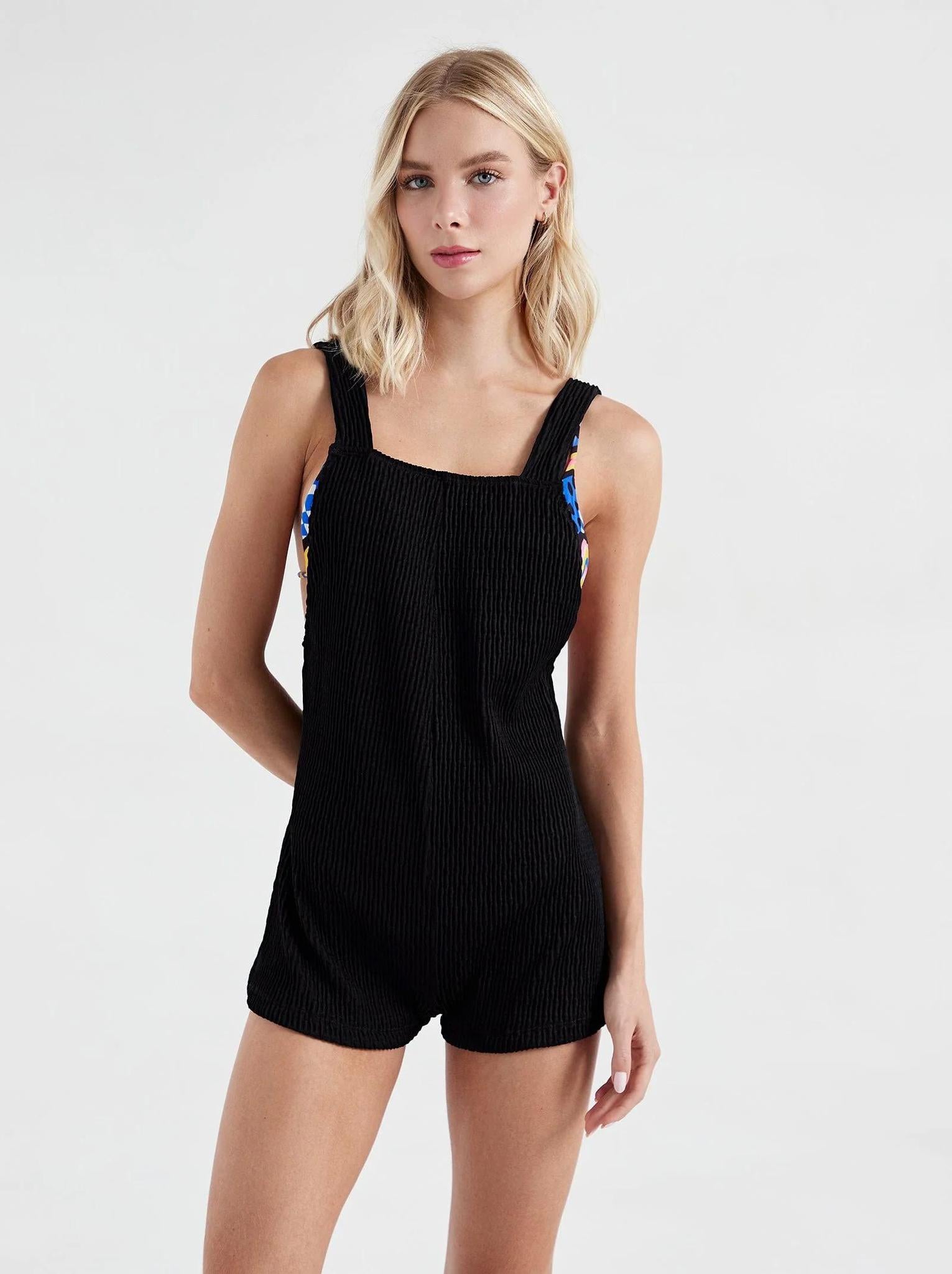 Black Matilde Romper - Living with Ivey