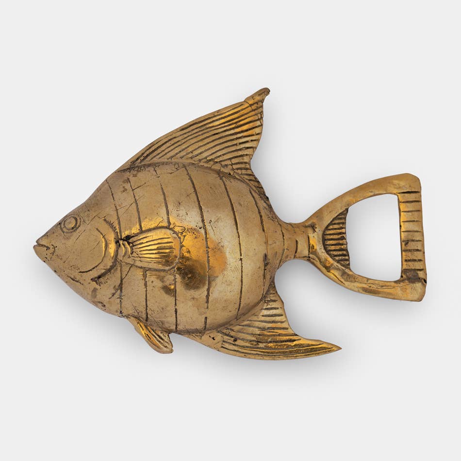 Brass Opener Goldfish