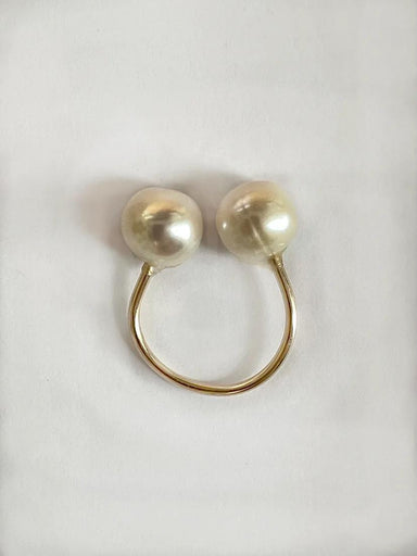 Double Pearl Ring - Living with Ivey