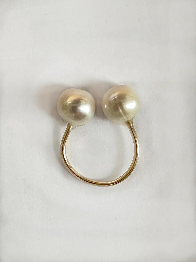 Double Pearl Ring - Living with Ivey