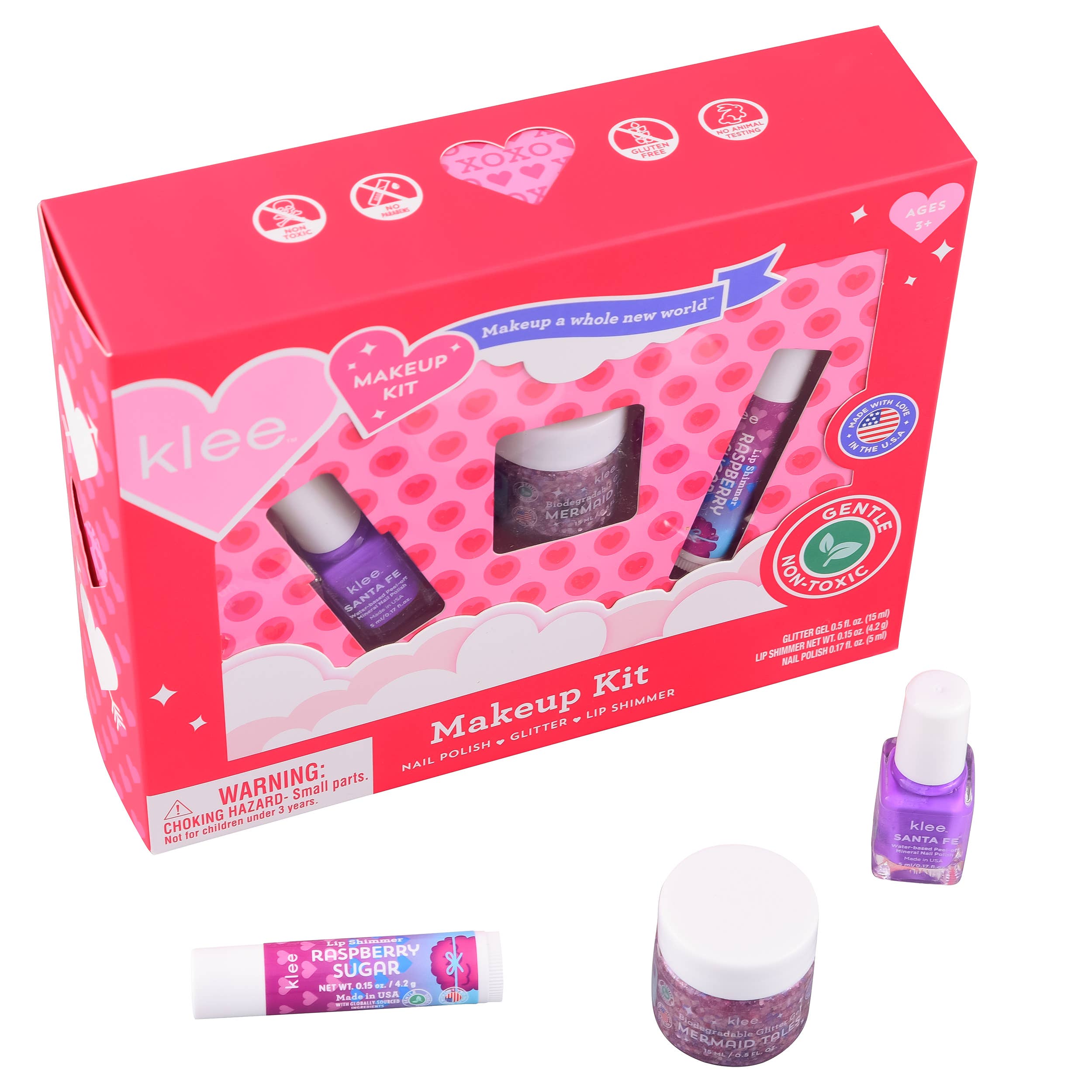 Cupid's Hugs Valentines Makeup Kit