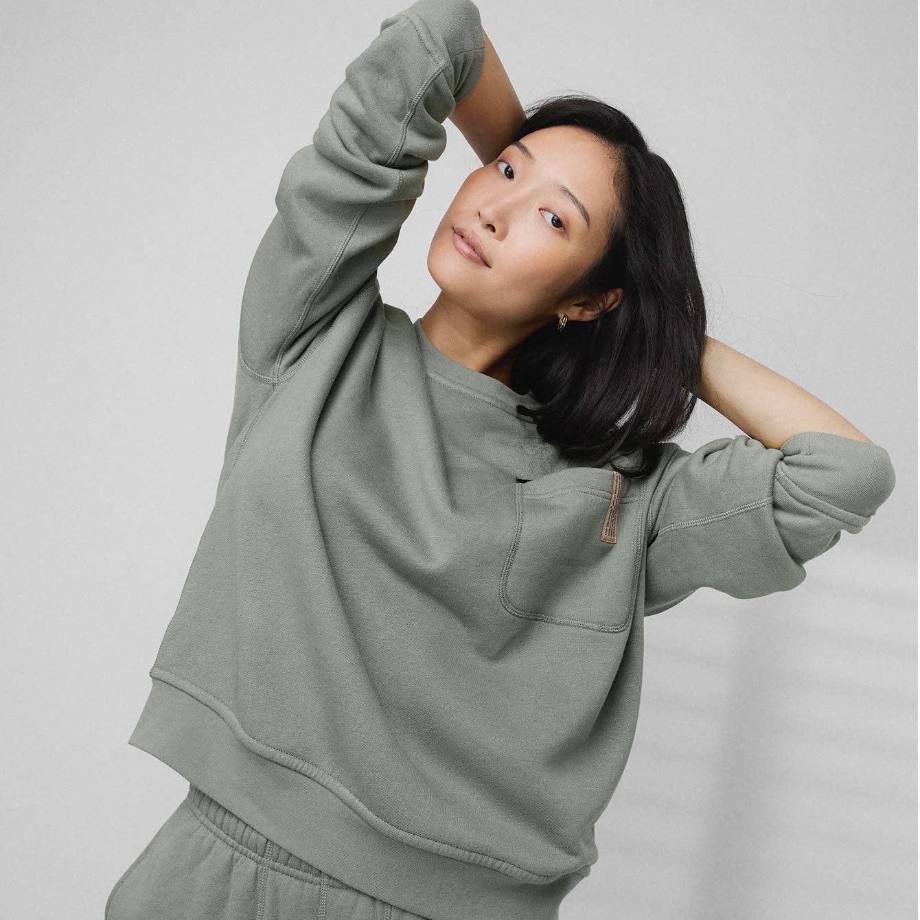 Silksweats™ Reversible Pocket Sweatshirt