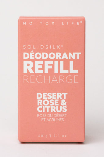 No Tox Life | Solidsilk Deodorant Refill Capsule - Desert Rose + Citrus