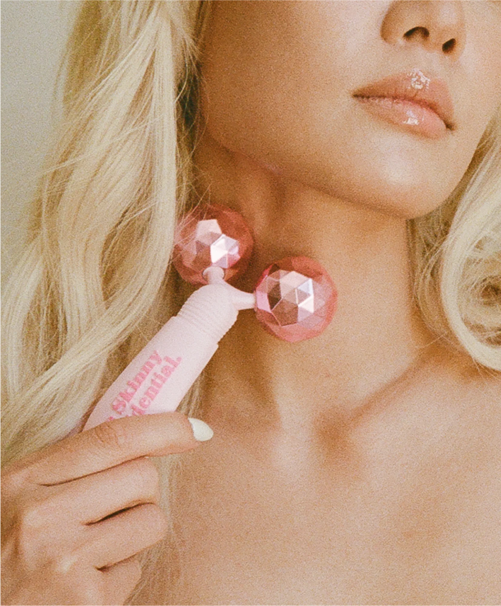 Pink Balls Facial Massager