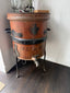 Antique Walnut Oil Hectoliter Tank
