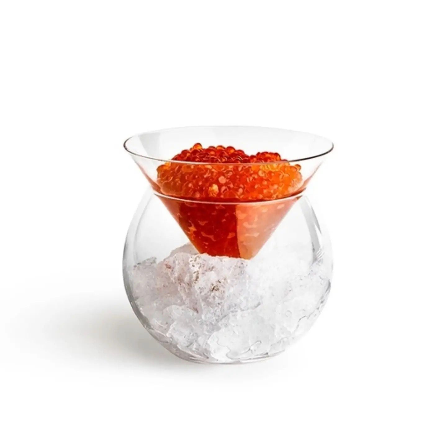 Martini Glass Caviar Dish