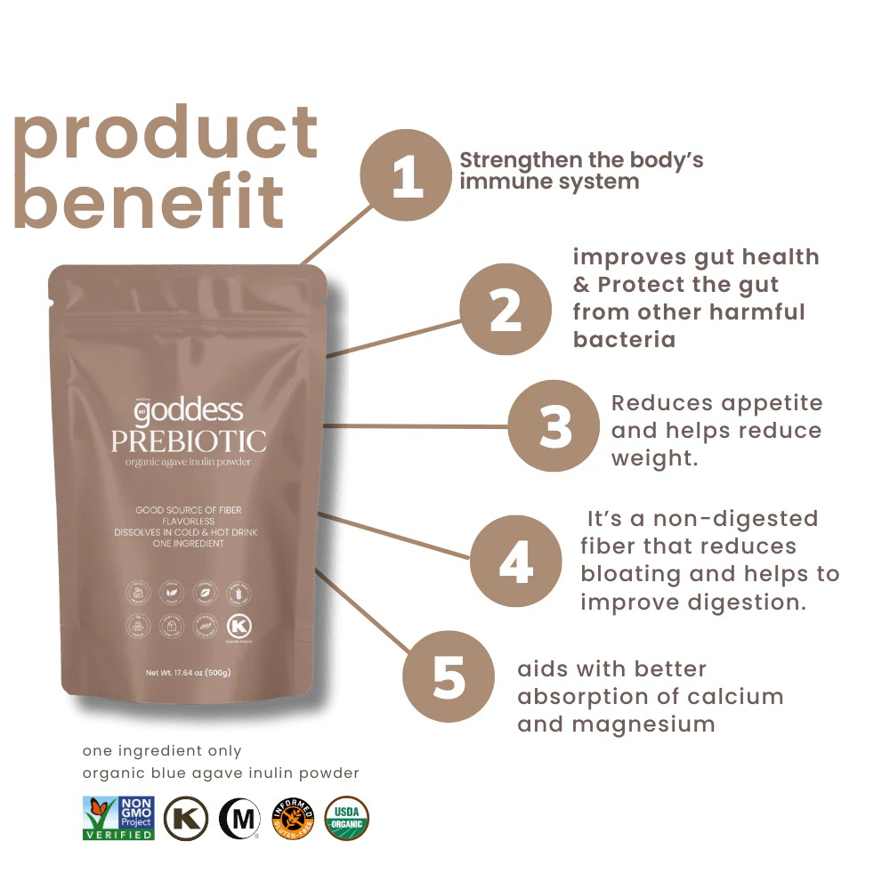 The Goddess Prebiotic - Blue Agave Inulin Powder