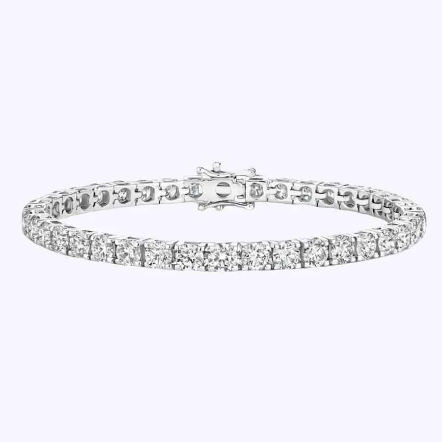 White Gold Tennis Bracelet