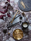 Skeem Incense Sticks + Brass Holder Set