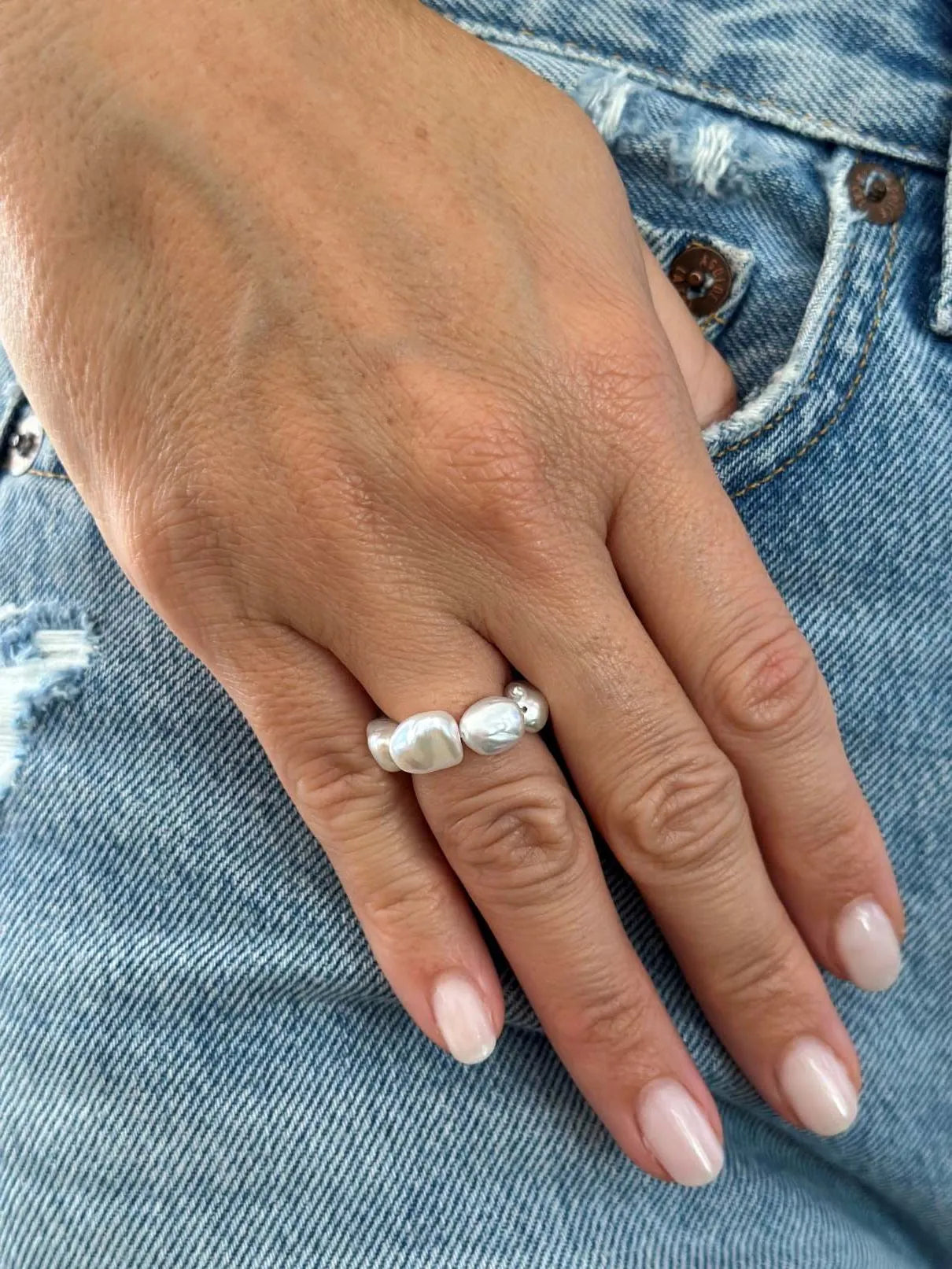 Kona Pearl Ring - Living with Ivey