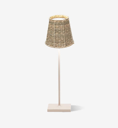 Poldina Lido Light - with Woven Seagrass Lamp Shade - Living with Ivey