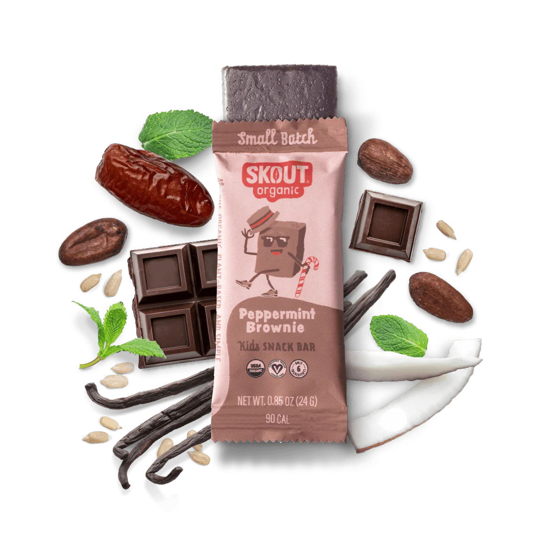 Peppermint Brownie Kids Bar