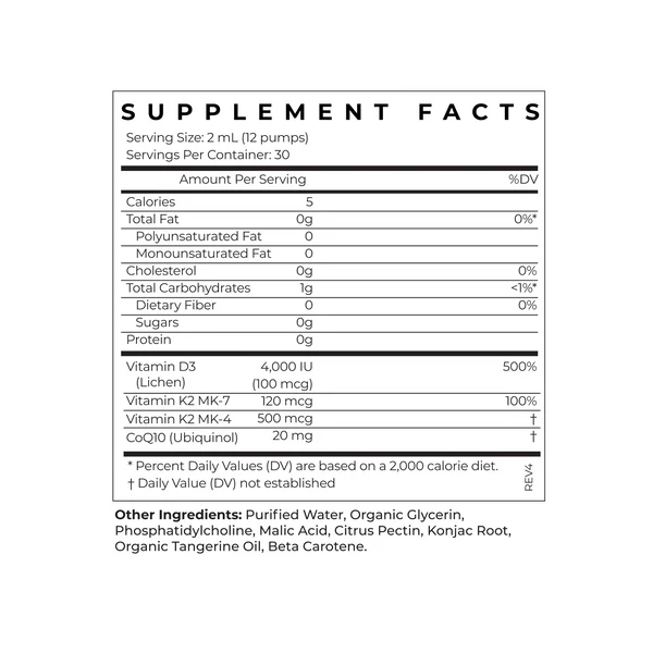 Vitamin D3 + K2 + CoQ10 - Living with Ivey